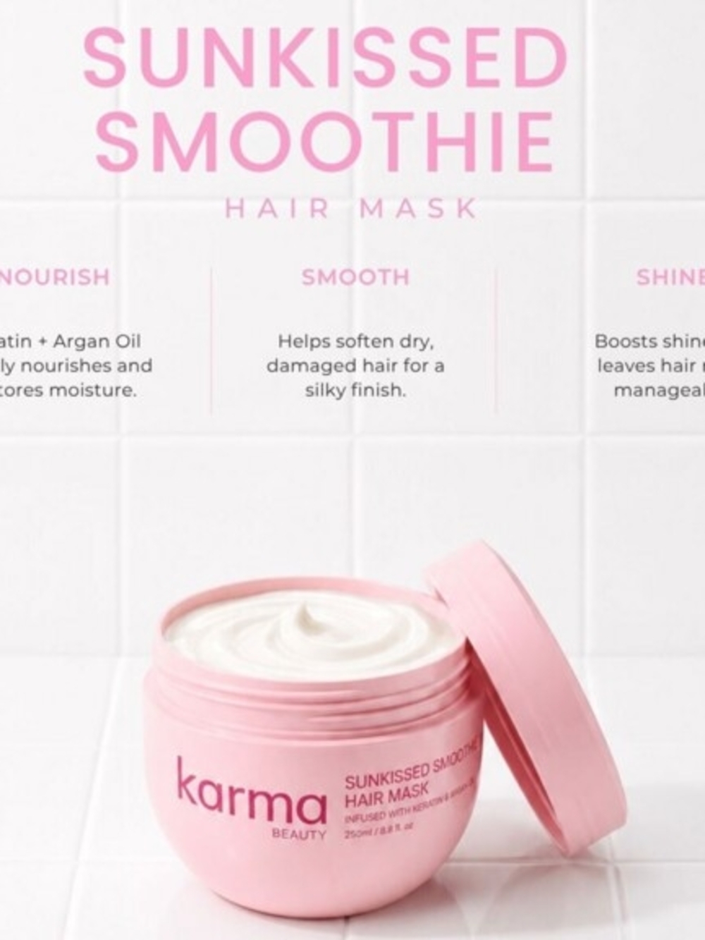 Karma Sunkissed Smoothie Pink Hair Mask
